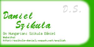daniel szikula business card