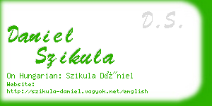 daniel szikula business card